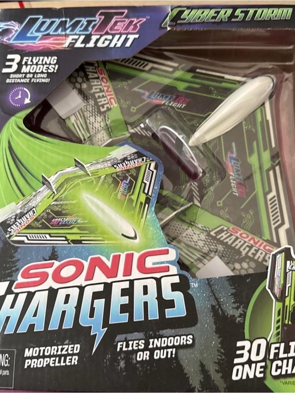 Sonic Chargers Motorized Propeller Toy - Green